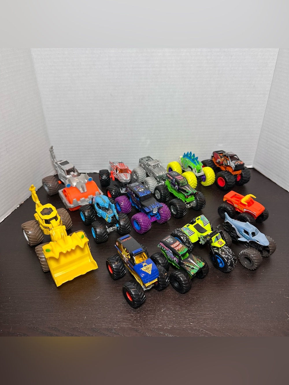 Monster Jam and Hot Wheels Monster Truck Lot